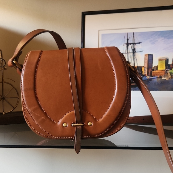 Jerome Dreyfuss Handbags - Jerome Dreyfuss Tan Leather Crossbody Bag
